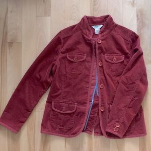 Orange LL Bean corduroy jacket